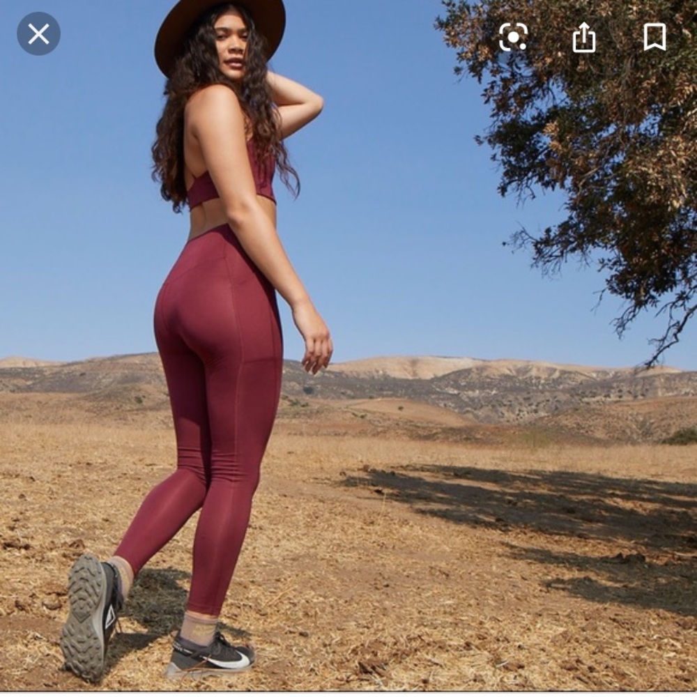 XS Girlfriend Collective High Rise Pocket Leggings